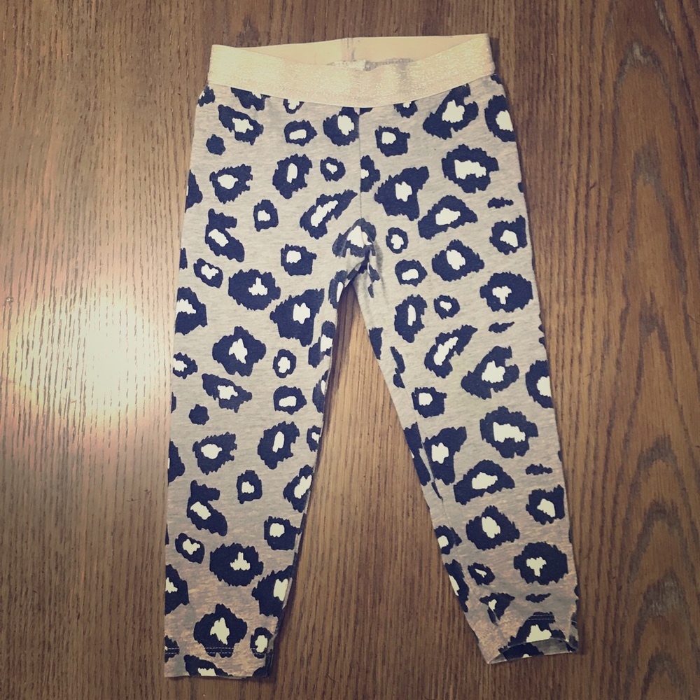 Carter’s Blue/Silver Leopard Print Leggings